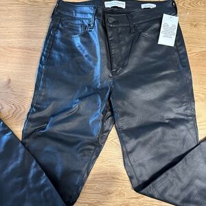 NWT- Sanctuary- Ankle skinny faux leather jeans